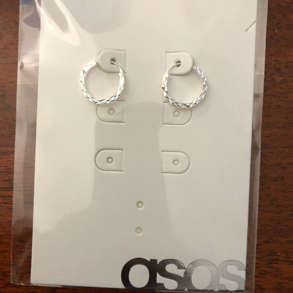 ASOS Silver mini hoops